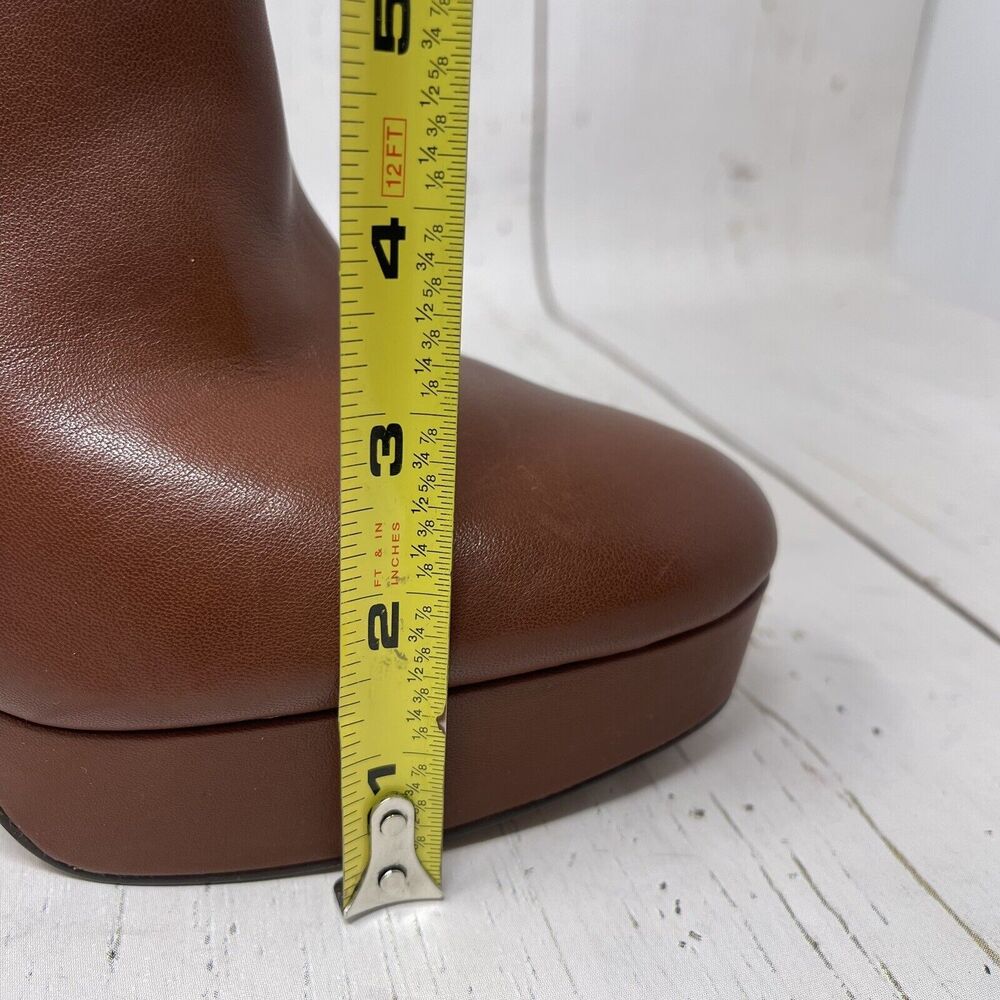 Vince Camuto Gripaula Boots Womens Size 9.5 Brown Side Zip Booties MRSP $129 - Picture 13 of 14
